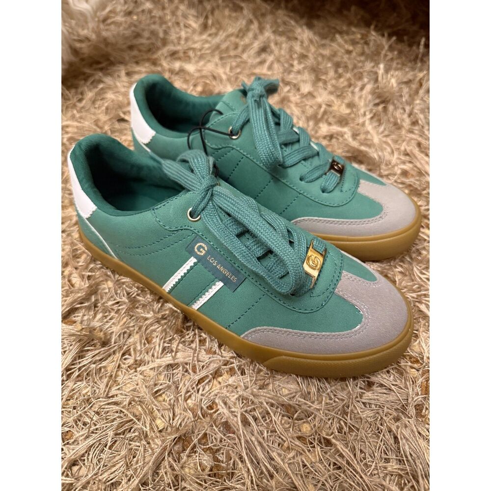 GBG G By Guess Los Angeles Sneaker Tennis Shoe Green Size 5.5